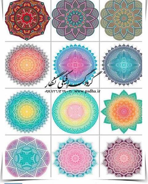 عکس دانلود وکتور اسلیمی کورل