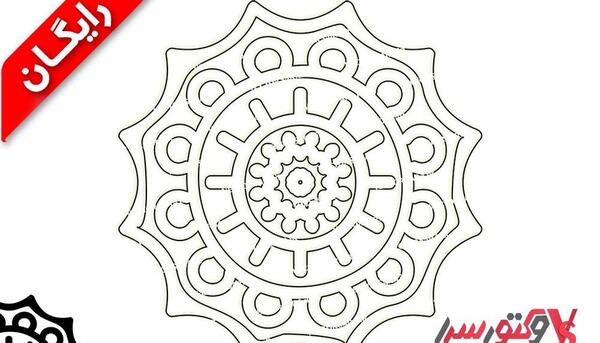 عکس دانلود وکتور اسلیمی کورل