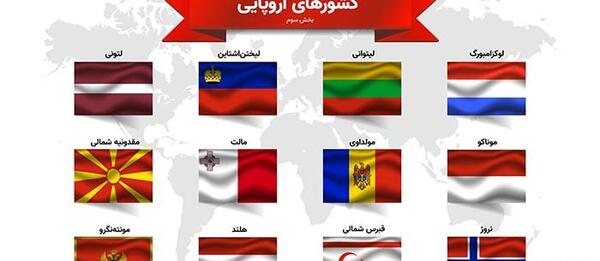 عکس پرچم تمام کشورهای دنیا