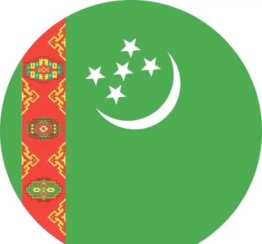 عکس از پرچم ترکمنستان
