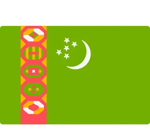 دانلود عکس پرچم ترکمنستان
