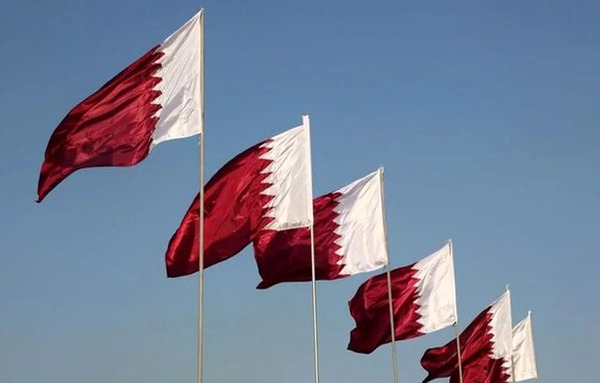عکس پرچم بحرین و قطر