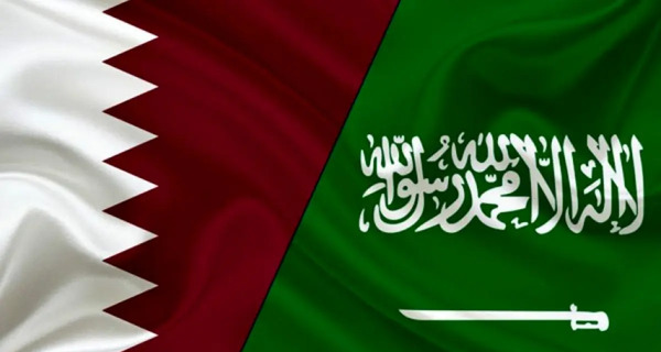 عکس پرچم بحرین و قطر
