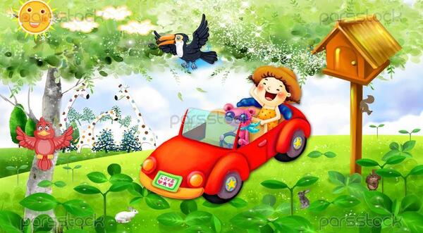 عکس ماشین پرنده نقاشی