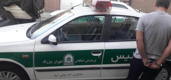 عکس ماشین پلیس ایرانی سمند