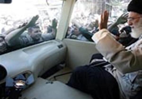 عکس ماشین آقای خامنه ای