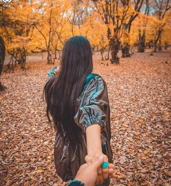 ایده عکس دونفره پاییزی