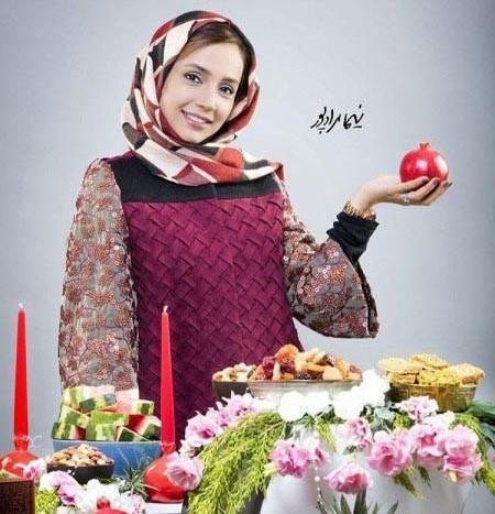 ایده ژست عکس دونفره یلدا
