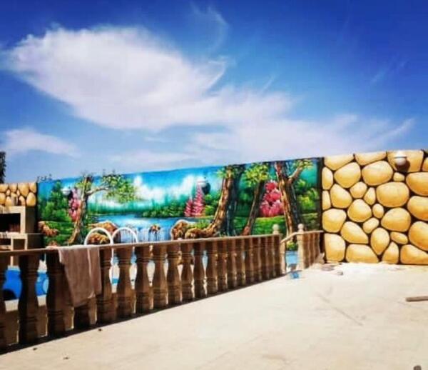 ایده عکس در حیاط