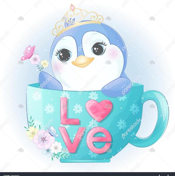عکس نقاشی خرس نشسته