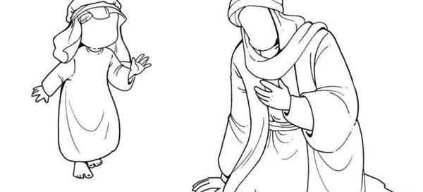 عکس نقاشی کودک نشسته