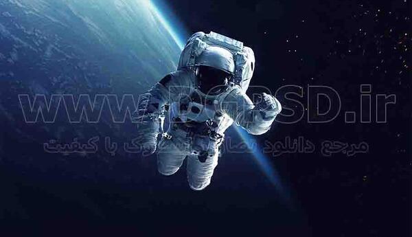 عکس با کیفیت فضانورد