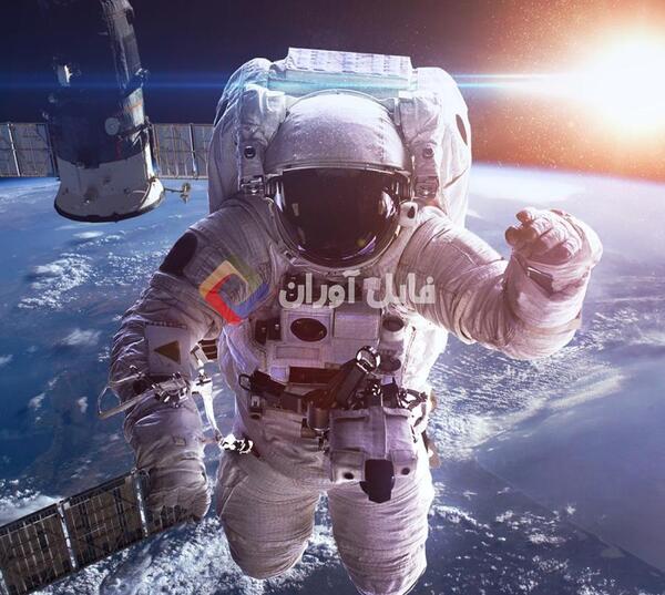 عکس با کیفیت از فضانورد