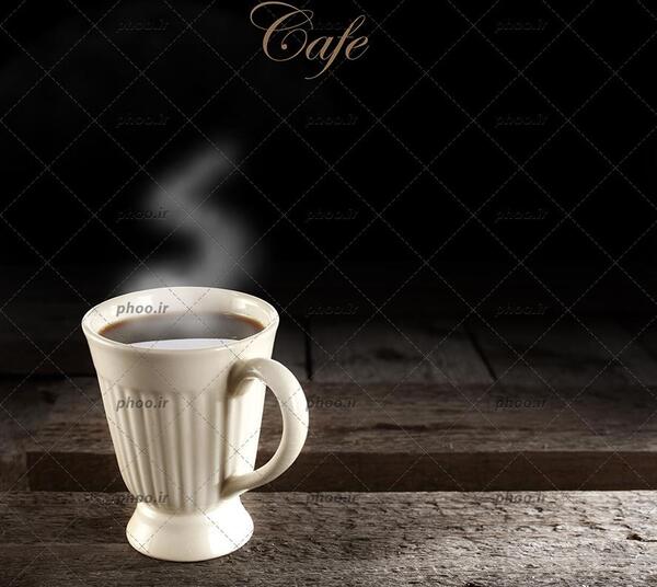 عکس با کیفیت فنجان قهوه