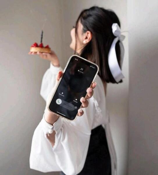 ایده عکس تولد ایستاده