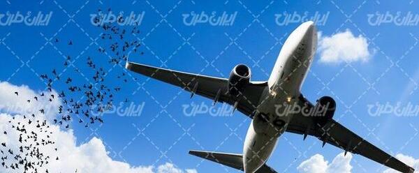 عکس با کیفیت هواپیمای مسافربری