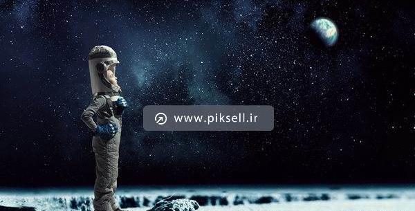 عکس فضانورد با کیفیت بالا