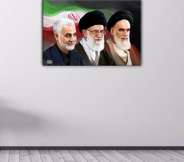 عکس سردار و امام خمینی