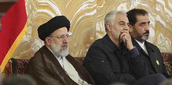 عکس سردار سلیمانی و امام
