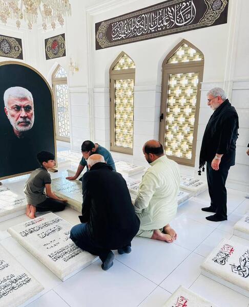 عکس سردار با ابومهدی المهندس