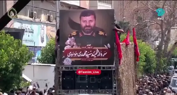 عکس جسد سردار موسوی