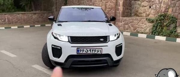 عکس ماشین رنجرور سفید