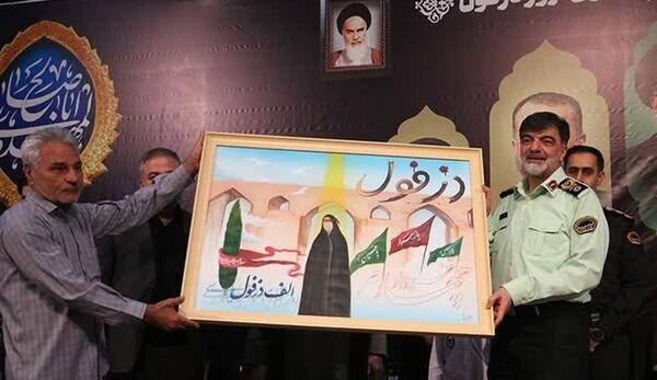 عکس سردار رادان در جبهه