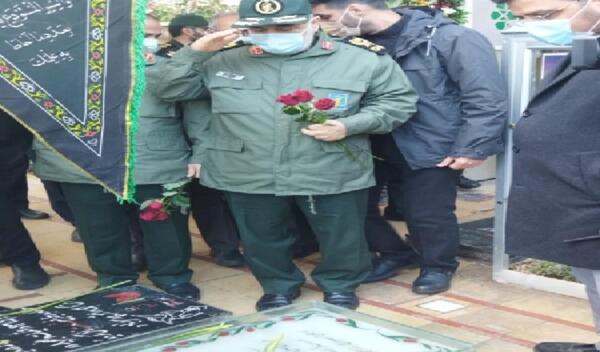 عکس سردار سلامی در جبهه