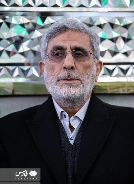 عکس سردار قاآنی با پابند