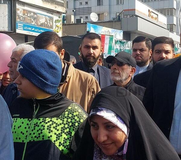 عکس سردار قاآنی با پابند
