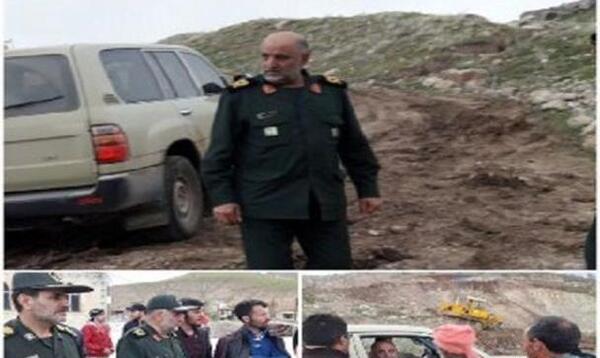 عکس سردار باقری در دلفان