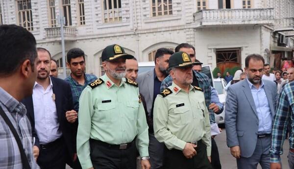 عکس سردار رادان با رهبری