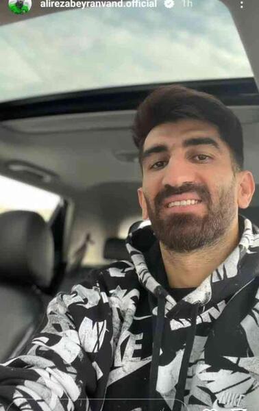 عکس ماشین جدید علیرضا بیرانوند