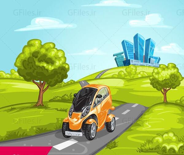 عکس ماشین تو جنگل