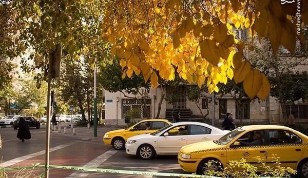 عکس ماشین پاییز