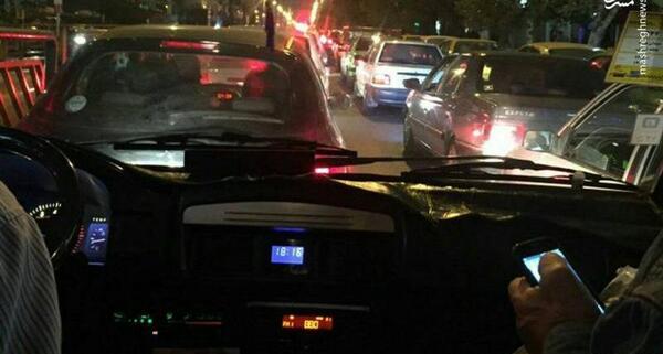 عکس فیک ماشین در شب