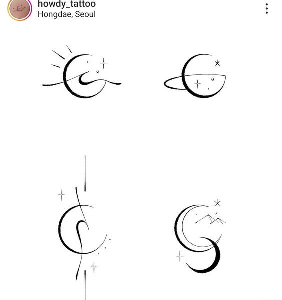 تاتو عکس مینیمال