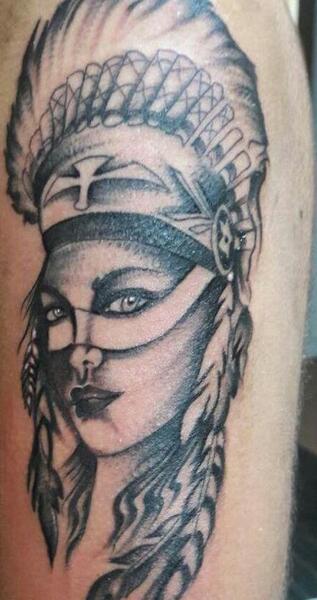 عکس تاتو رخ قدیمی