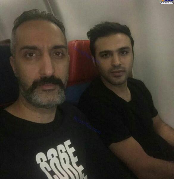 عکس سامان صفاری و مادرش