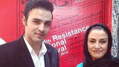 عکس سامان صفاری و مادرش