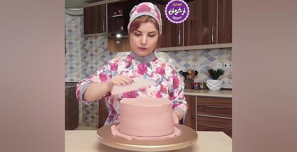 عکس کیک تولد ارغوان