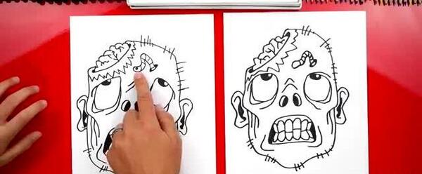 عکس زامبی نقاشی زامبی