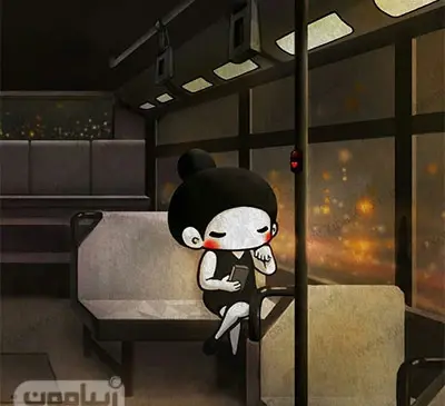عکس پروفایل کارتونی آبرنگی دخترانه