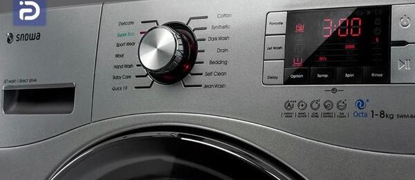 عکس پشت ماشین لباسشویی اسنوا
