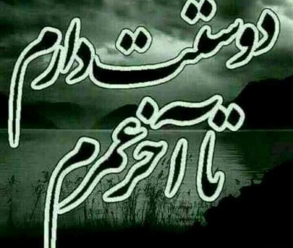 عکس پروفایل دوستت دارم عزیزم