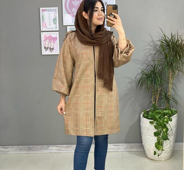 عکس مدل مانتو آستین پفی و مچی