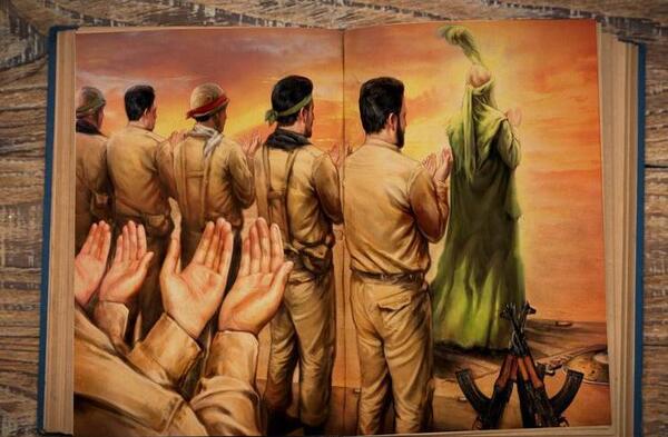 عکس نقاشی درباره دفاع مقدس