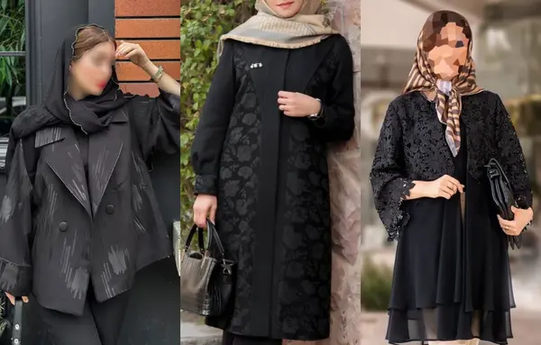 عکس مدل مانتو ژاکارد مجلسی سفید