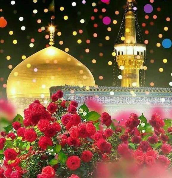 سلام صبح بخیر با عکس حرم امام رضا