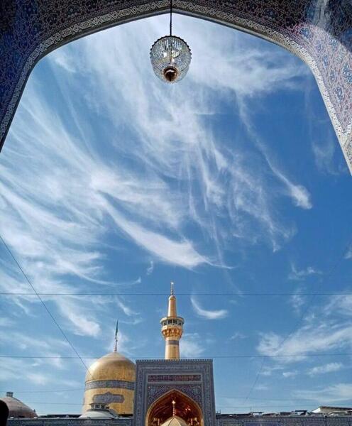 سلام صبح بخیر با عکس حرم امام رضا